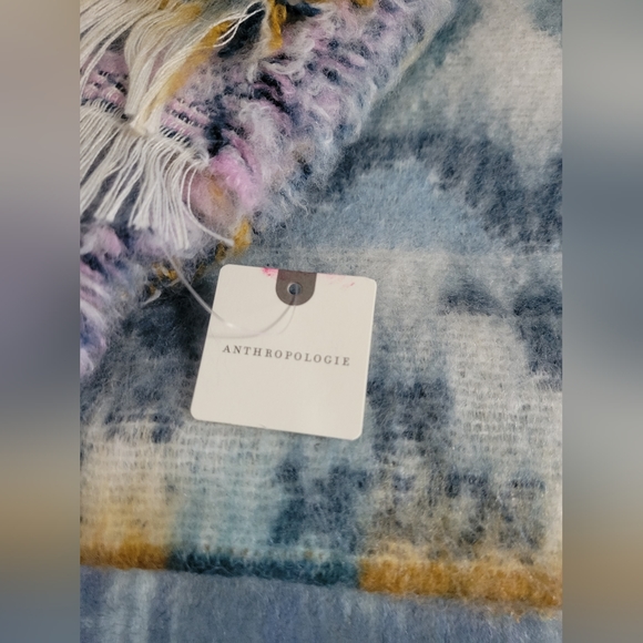 Anthropologie Brushed Wool Throw Blanket NWT - Picture 4 of 4